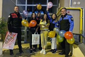 Şanlıurfa'da polislerden şehit kızına doğum günü sürprizi