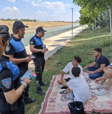 Şanlıurfa'da polis, vatandaşları boğulma vakalarına karşı uyardı