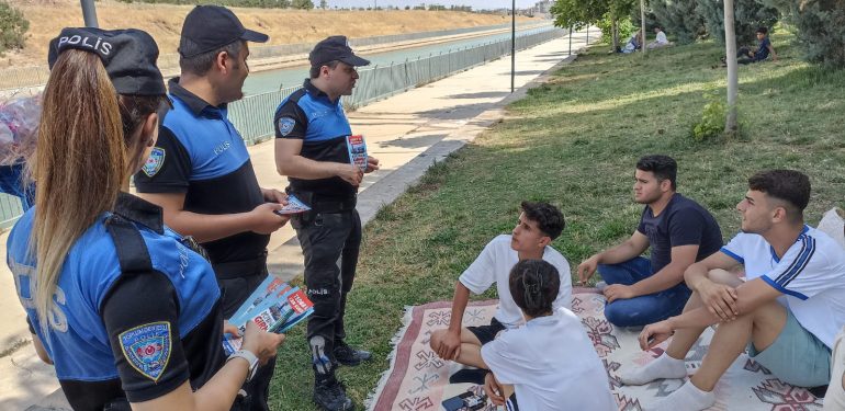 Şanlıurfa'da polis, vatandaşları boğulma vakalarına karşı uyardı