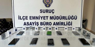 Şanlıurfa'da gümrük kaçağı 10 telefon ele geçirildi