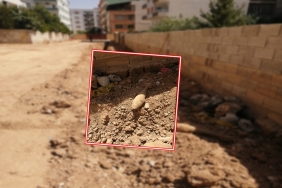 Şanlıurfa'da altyapı çalışmasında bulunan havan mermisi imha edildi