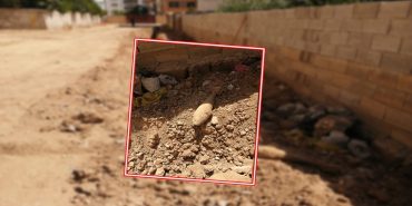 Şanlıurfa'da altyapı çalışmasında bulunan havan mermisi imha edildi