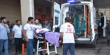 Şanlıurfa'da ekili alandaki yangında alevlerin arasında kalan 2 kişi yaralandı