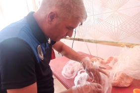 Şanlıurfa'da ele geçirilen 100 kilogram bozuk sakatat imha edildi