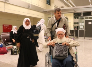 Şanlıurfa'dan kutsal topraklara giden ilk hacı kafilesi kente döndü