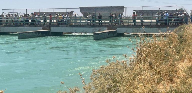 Şanlıurfa'da otomobil sulama kanalına düştü