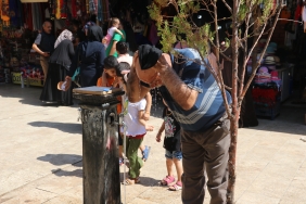 Şanlıurfa'da sıcak hava etkili oluyor