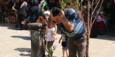Şanlıurfa'da sıcak hava etkili oluyor