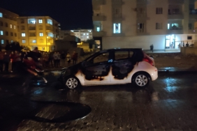 Şanlıurfa'da seyir halindeki otomobil yandı