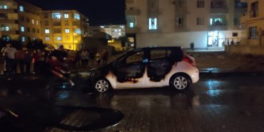 Şanlıurfa'da seyir halindeki otomobil yandı