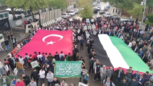 Şanlıurfa'da "Büyük Filistin Yürüyüşü" düzenlendi