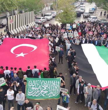Şanlıurfa'da "Büyük Filistin Yürüyüşü" düzenlendi