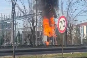 SİVEREK’TE TRAFO MERKEZİNDE KORKUTAN YANGIN