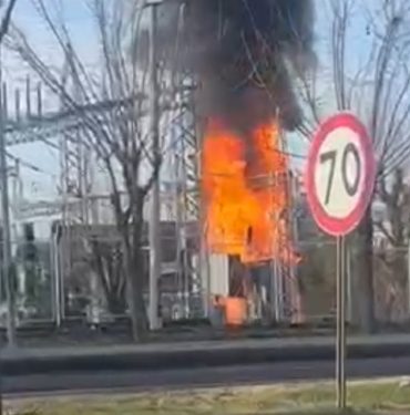 SİVEREK’TE TRAFO MERKEZİNDE KORKUTAN YANGIN