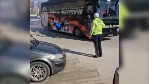karakopru belediyespor otobusune saldiri