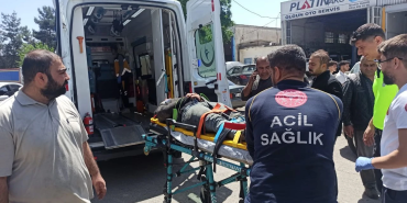 Şanlıurfa’da Kontrolden Motosiklet Devrildi