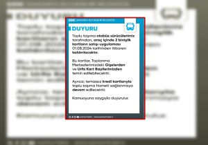 toplu taşımada yeni dönem -urfa bugun
