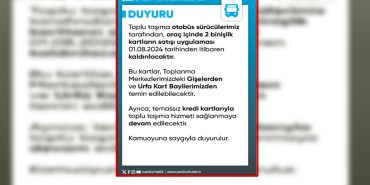 toplu taşımada yeni dönem -urfa bugun
